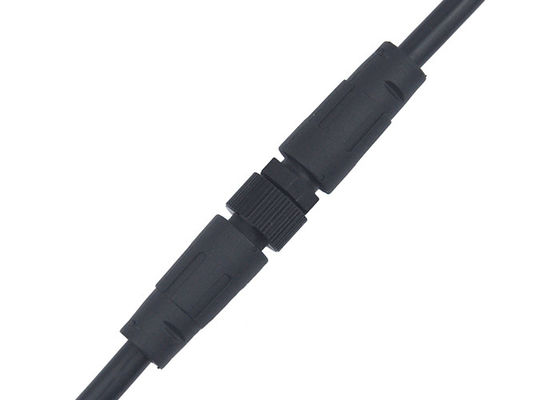 男女M12はコネクターの電線IP67 24AWG 3 Pinの耐久財を防水します