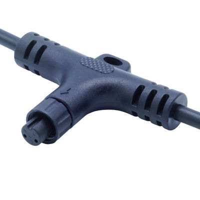 IP68 防水型Tコネクタ 250V 10Aナイロン/PVCプラグ