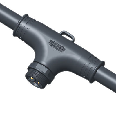 IP68 防水型Tコネクタ 250V 10Aナイロン/PVCプラグ