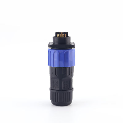 Waterproof Connector M23 Push Lock Male Female Outdoor LED Light Plug