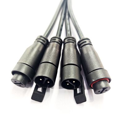 New Type Connector K16 IP67, Industrial Push Waterproof Connectors, LED Lighting K16 Male Female Plug